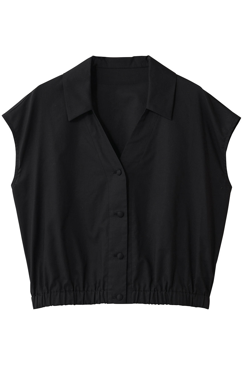 スリードッツ/three dotsのプレーリー  ローントップス(ブラック/EG1001Y)