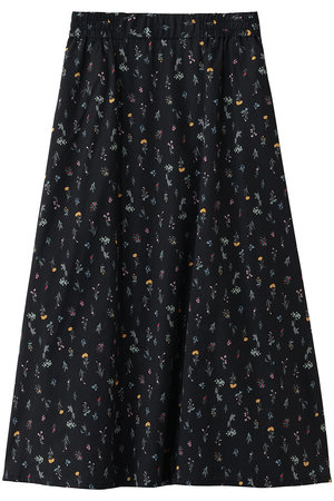 スリードッツ/three dotsのプレーリー  マルチカラーローンスカート(110700/110703)