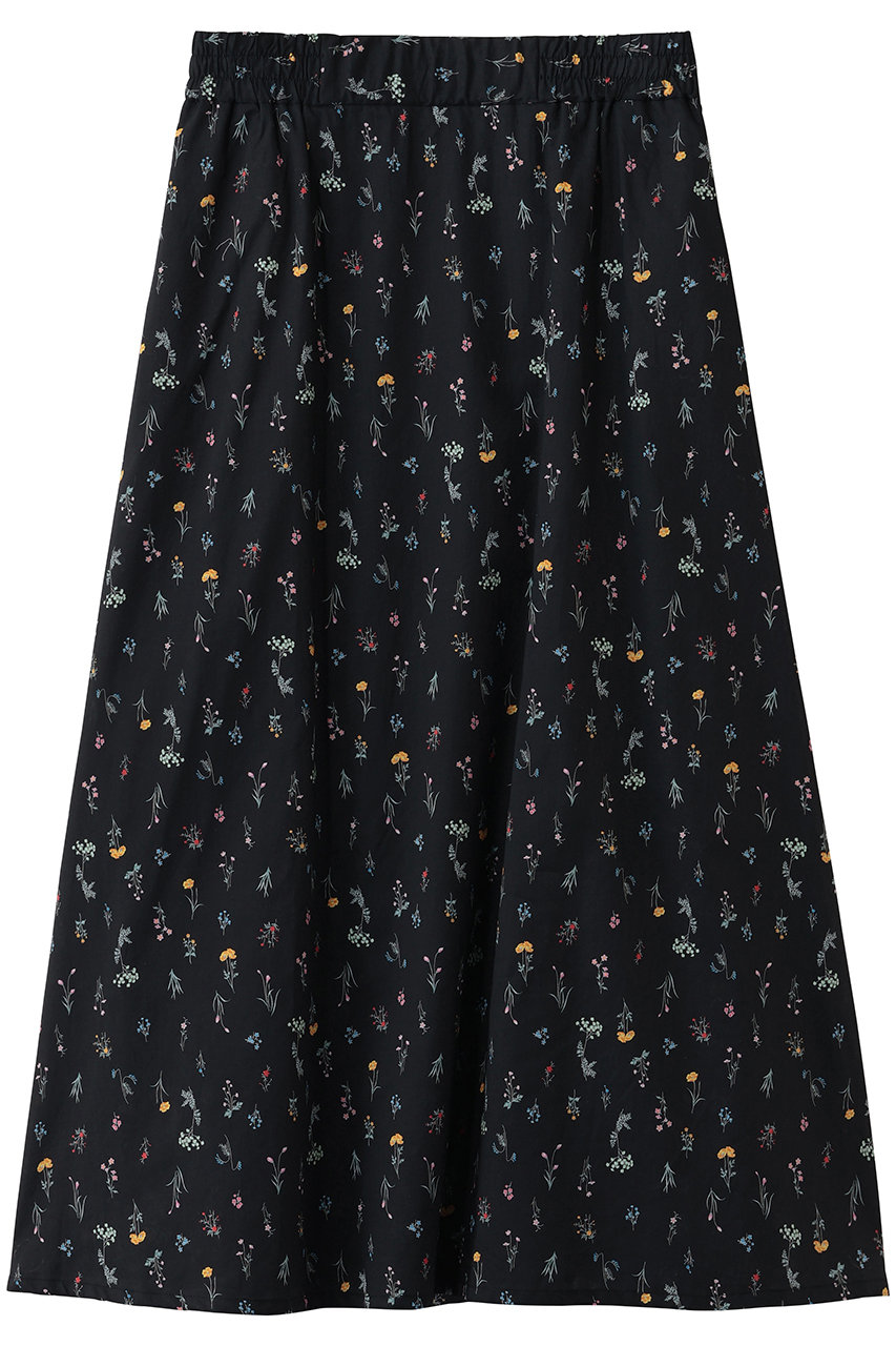 スリードッツ/three dotsのプレーリー  マルチカラーローンスカート(マルチカラー/EG3001YP)