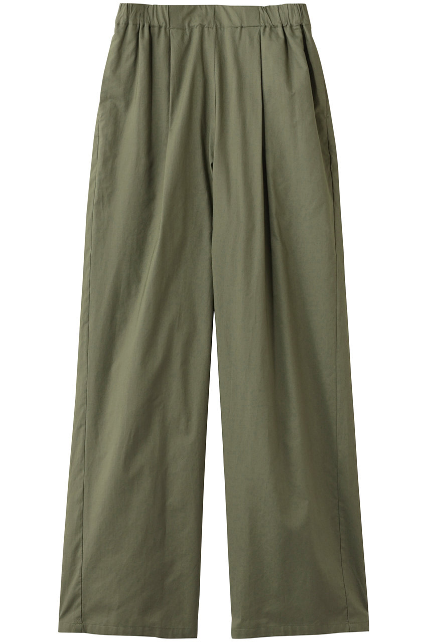 スリードッツ/three dotsのプレーリー  ローンパンツ(セージカーキ/EG6001Y)