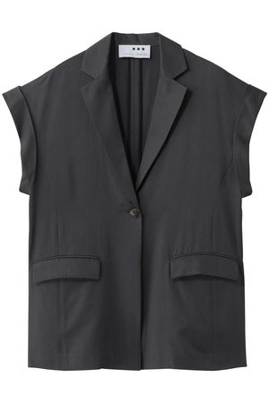 スリードッツ/three dotsのフィブリオ 半袖ジャケット(110800/110801)