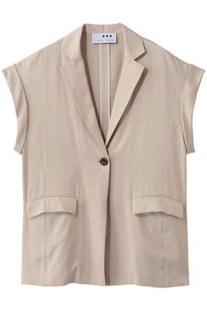 スリードッツ/three dotsのフィブリオ 半袖ジャケット(110800/110801)