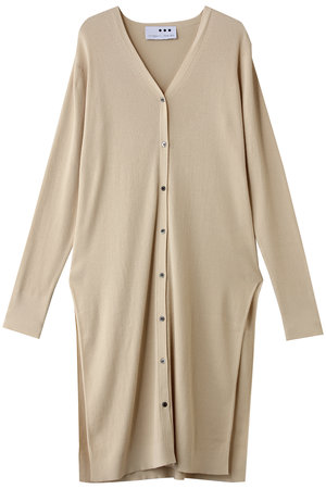 スリードッツ/three dotsのサンディコットン ロングカーディガン(110100/110104)