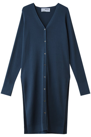 スリードッツ/three dotsのサンディコットン ロングカーディガン(110100/110104)