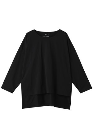 スリードッツ/three dotsのパウダリーコットン 7分袖(110100/110103)