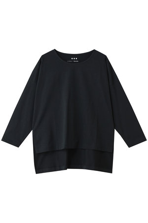 スリードッツ/three dotsのパウダリーコットン 7分袖(110100/110103)