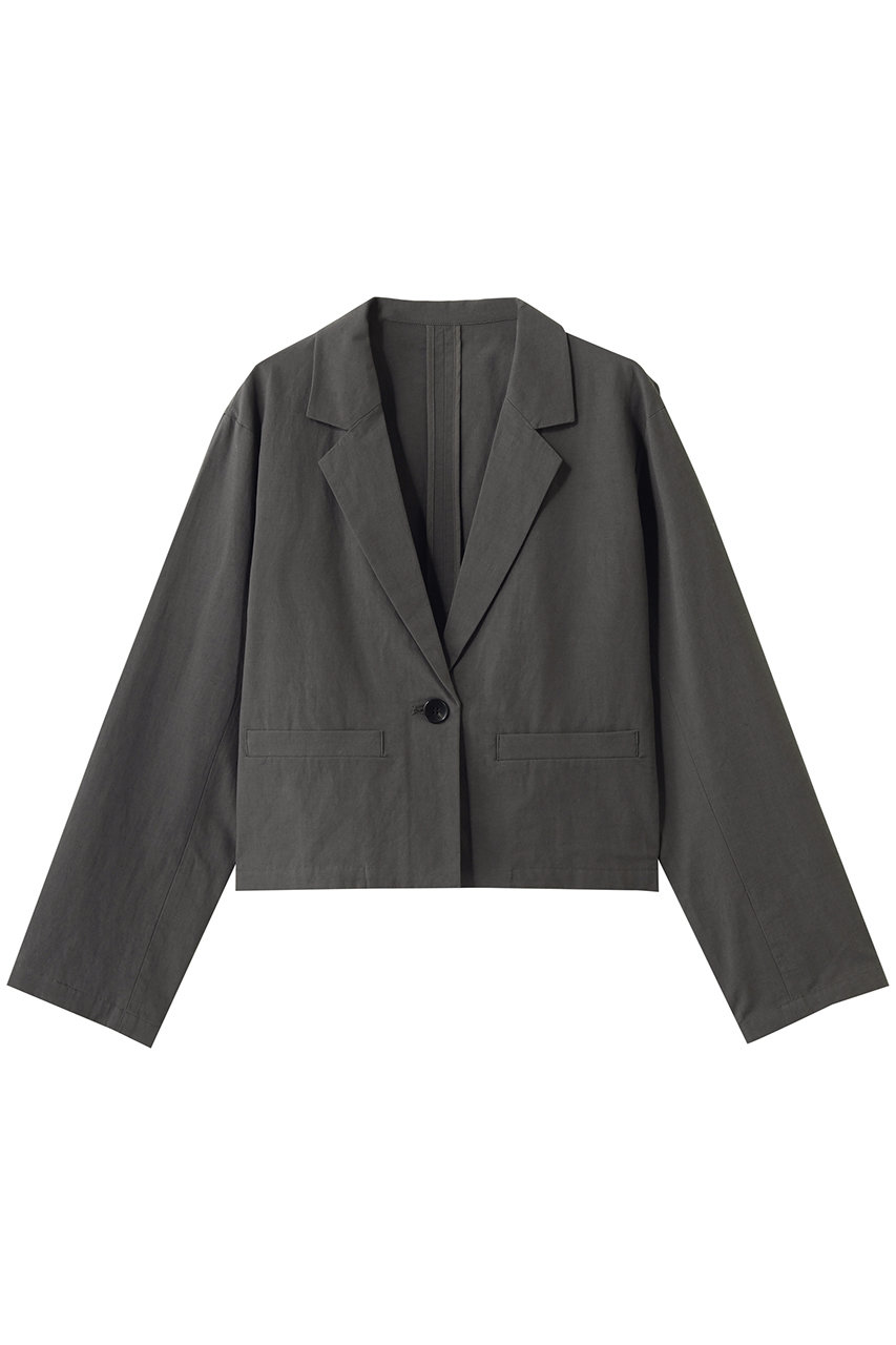 スリードッツ/three dotsのデザート ウェザージャケット(ソフトブラック/EW7001Y)