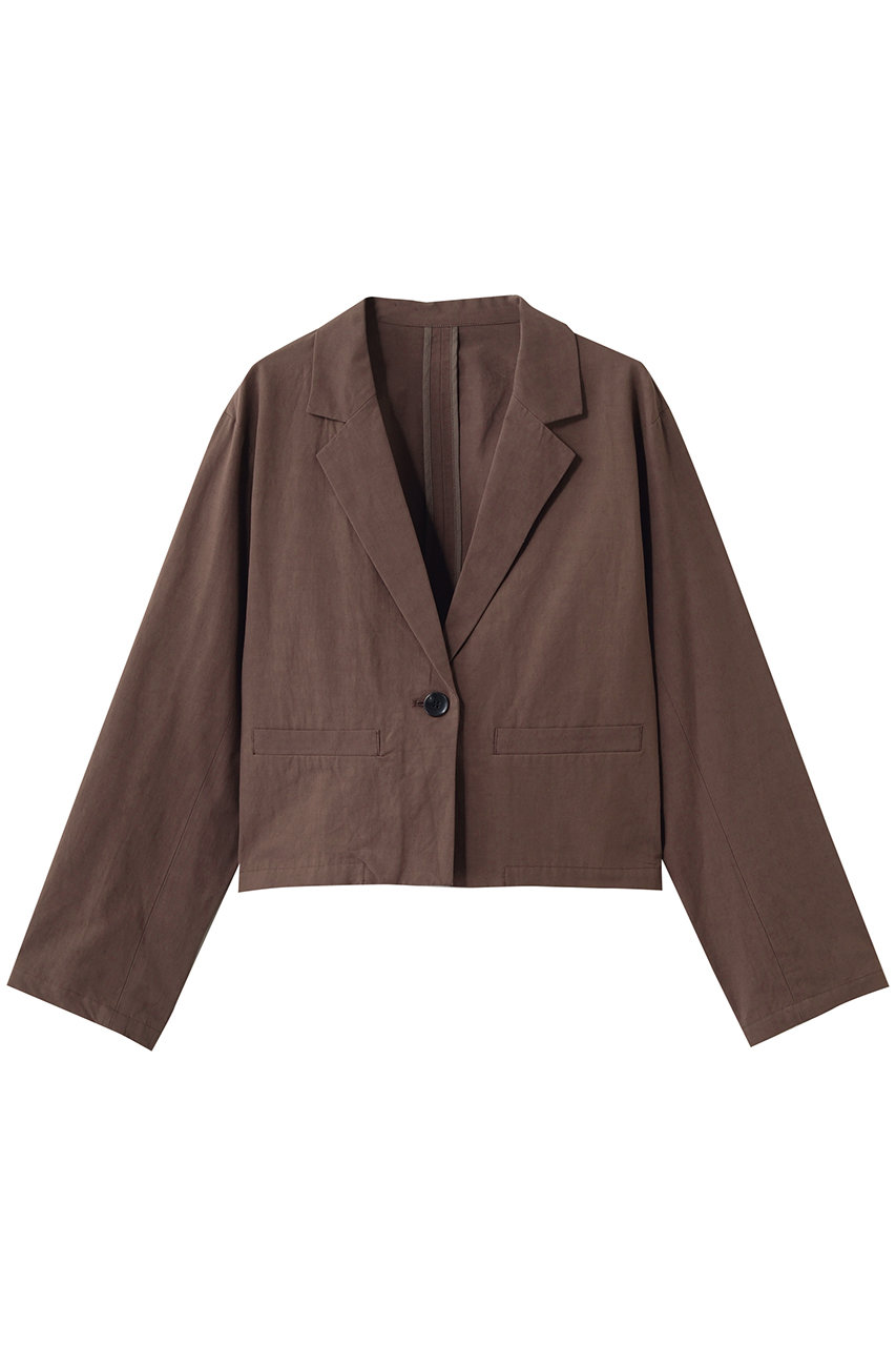 スリードッツ/three dotsのデザート ウェザージャケット(ブラウン/EW7001Y)