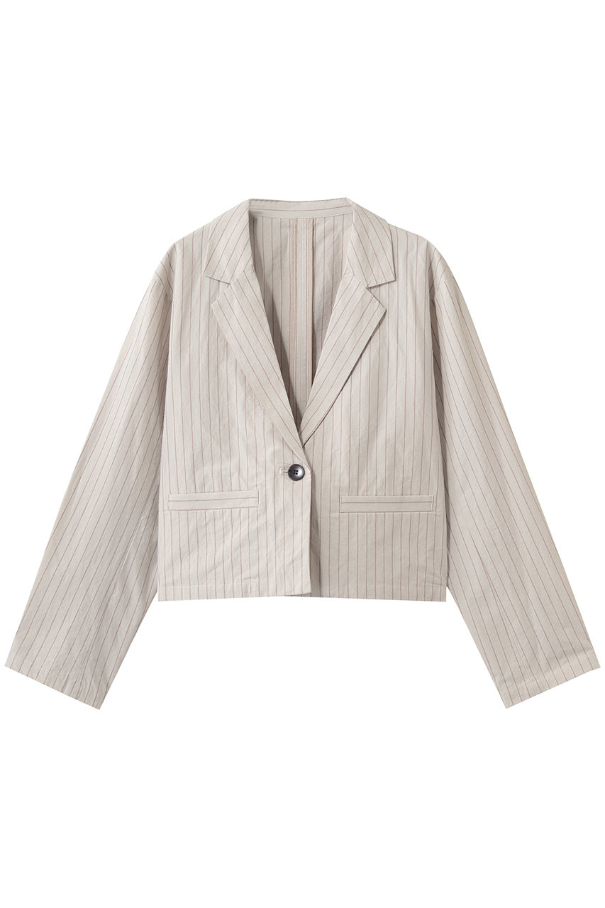 スリードッツ/three dotsのデザート ウェザージャケット(レッドストライプ/EW7001Y)