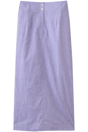 スリードッツ/three dotsのコットンリネン ナロースカート(110700/110703)