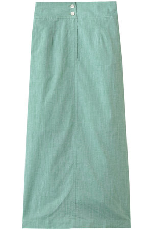 スリードッツ/three dotsのコットンリネン ナロースカート(110700/110703)