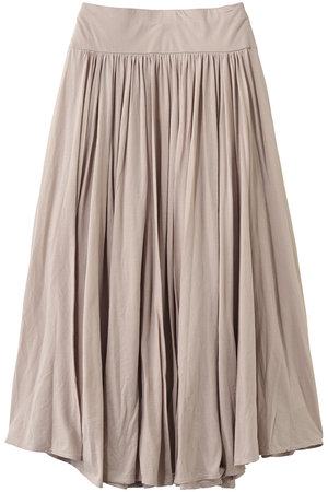 スリードッツ/three dotsのジャージーコレット ウィンドフレアスカート(110700/110703)