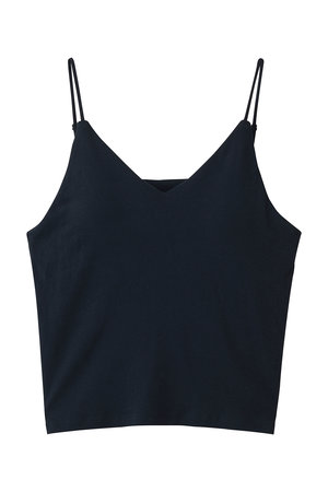 スリードッツ/three dotsのファンデーションコットン　ブラキャミソール(110100/110101)