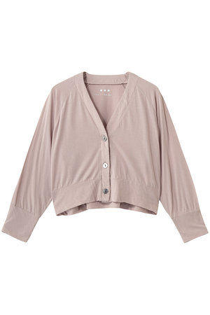 スリードッツ/three dotsのジャージーコレット　コクーンカーディガン(110300/110303)