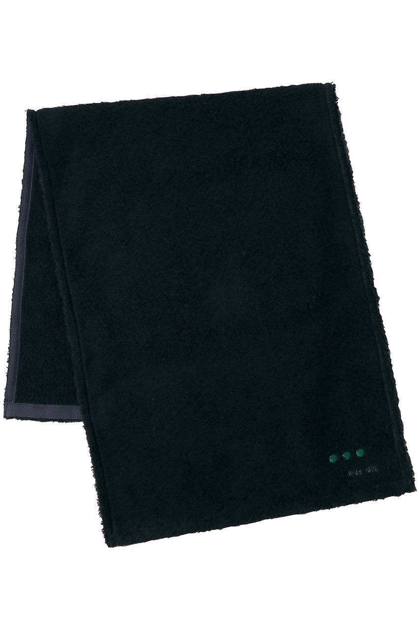 スリードッツ/three dotsのスマイルパイル フェイスタオル(ネイビー/TW8002Y)