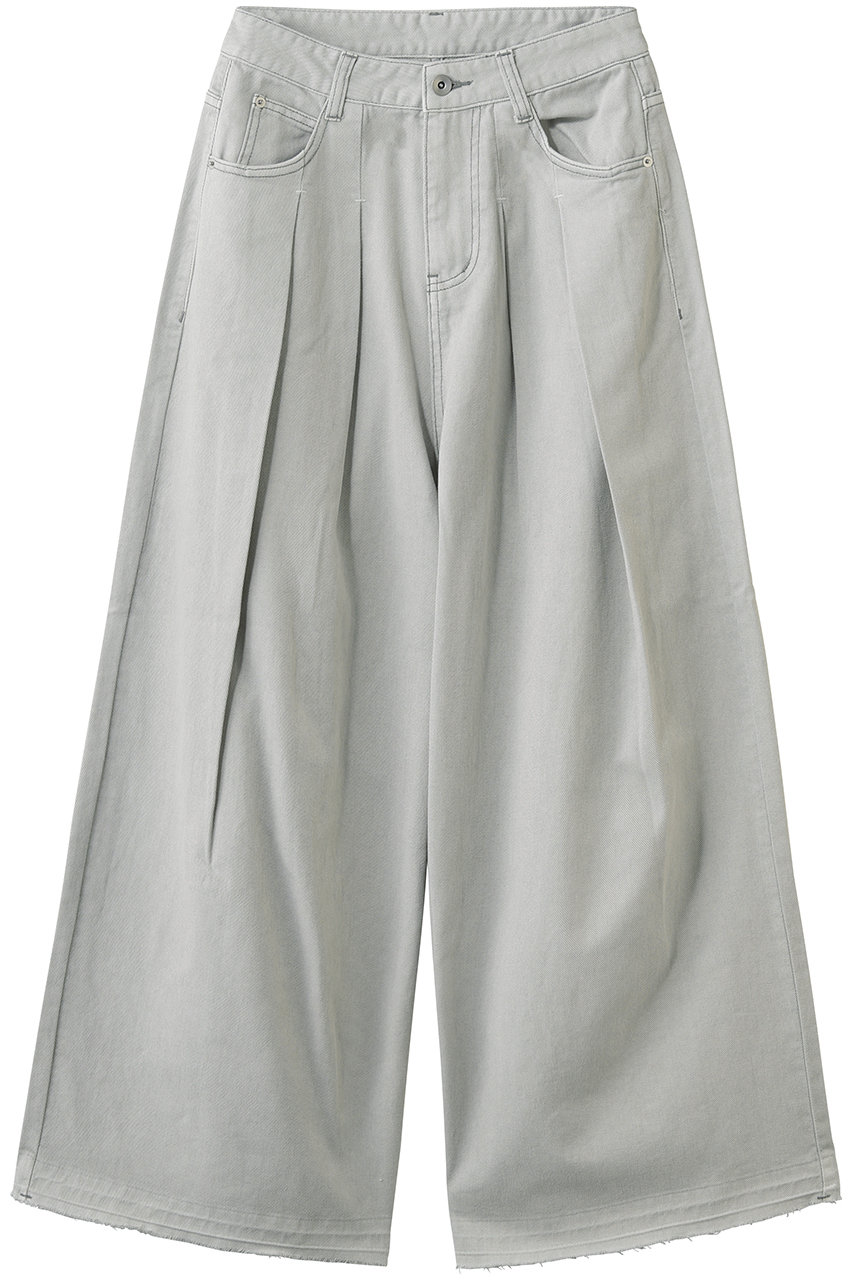 スリードッツ/three dotsのティント デニムパンツ(ティントグレー/TD6001Y)