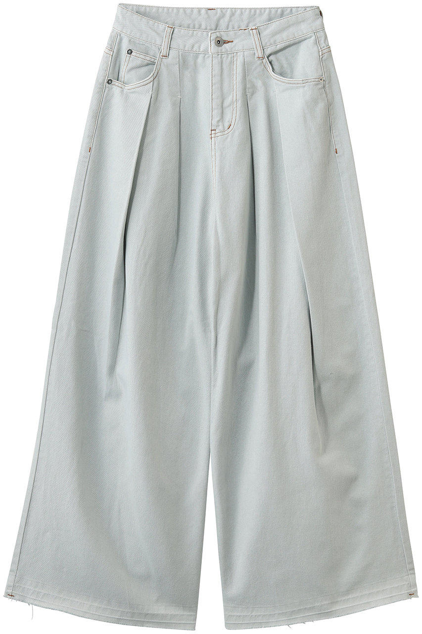 スリードッツ/three dotsのティント デニムパンツ(ティントブルー/TD6001Y)