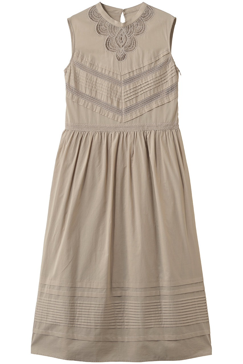 スリードッツ/three dotsのジェローム レースドレス(ベージュ/OK5001Y)