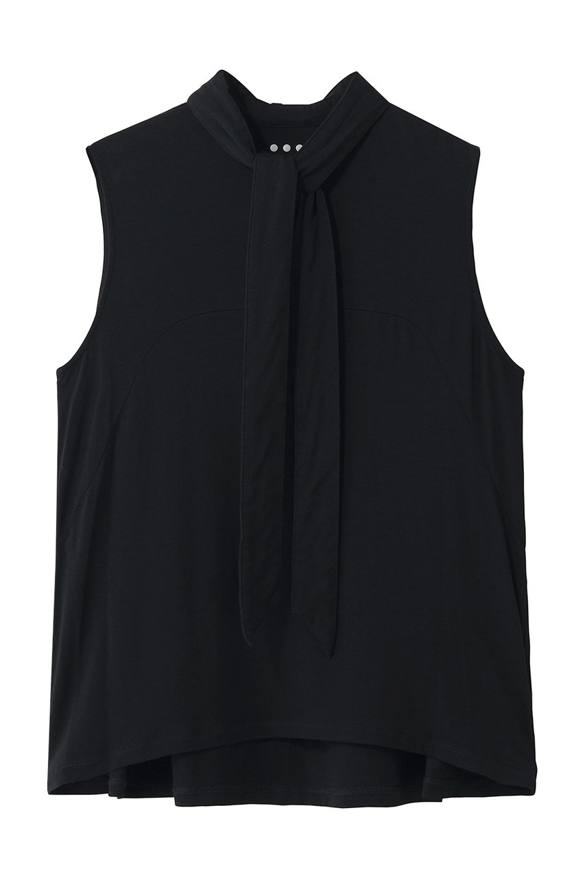 スリードッツ/three dotsのトラベルライン タイトップス(ブラック/LG0006Y)