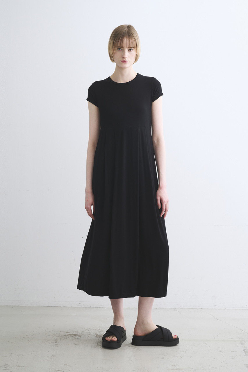 three dots(スリードッツ)｜トラベルライン ドレス/ブラック の通販