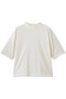 スビン28 ジャージー モックネックTシャツ スリードッツ/three dots スノーホワイト