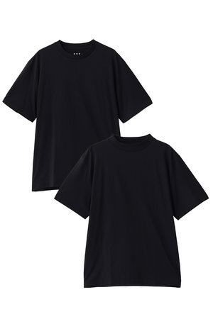スリードッツ/three dotsの【UNISEX】パウダリーコットン 2パックTシャツ(110100/110102)