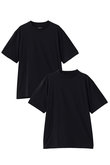 【UNISEX】パウダリーコットン 2パックTシャツ（吸水速乾・UVカット）