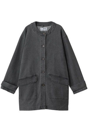 スリードッツ/three dotsのデニム ギャザーシャツ(110400/110403)