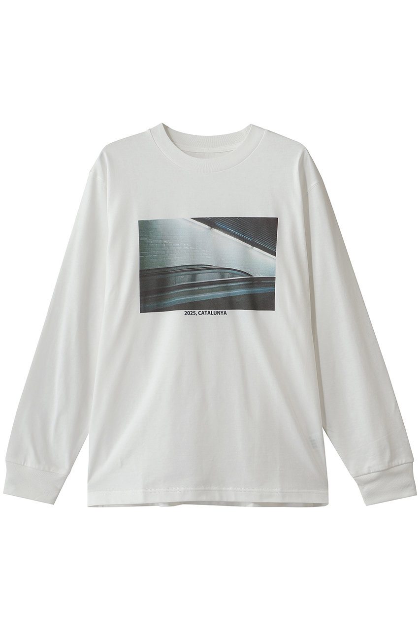 スリードッツ/three dotsの【UNISEX】グラフィック ロングスリーブTシャツ(W.CATALUNYA/KG2001YU)