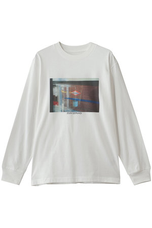 スリードッツ/three dotsの【UNISEX】グラフィック ロングスリーブTシャツ(110100/110103)