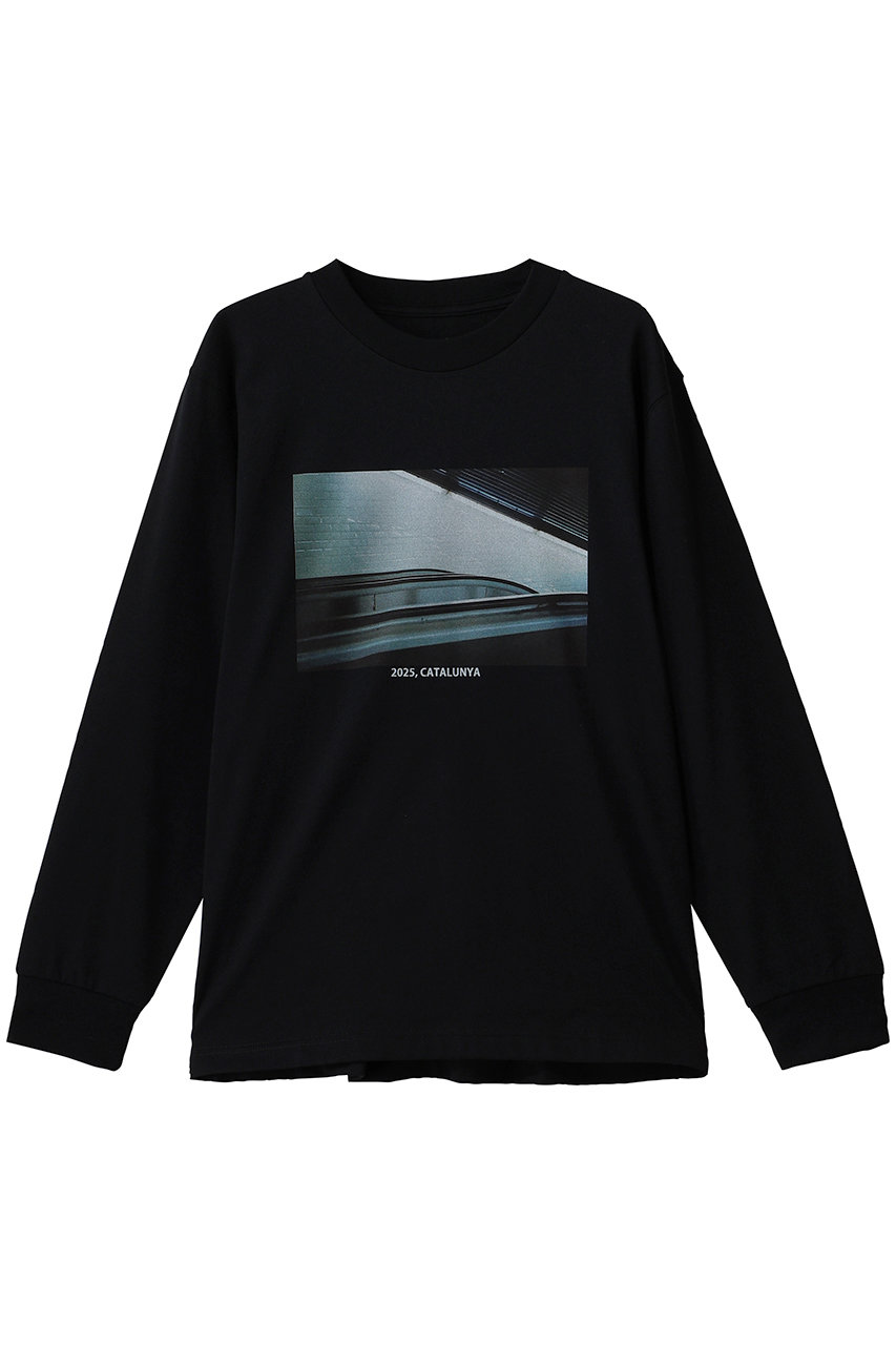 スリードッツ/three dotsの【UNISEX】グラフィック ロングスリーブTシャツ(B.CATALUNYA/KG2001YU)