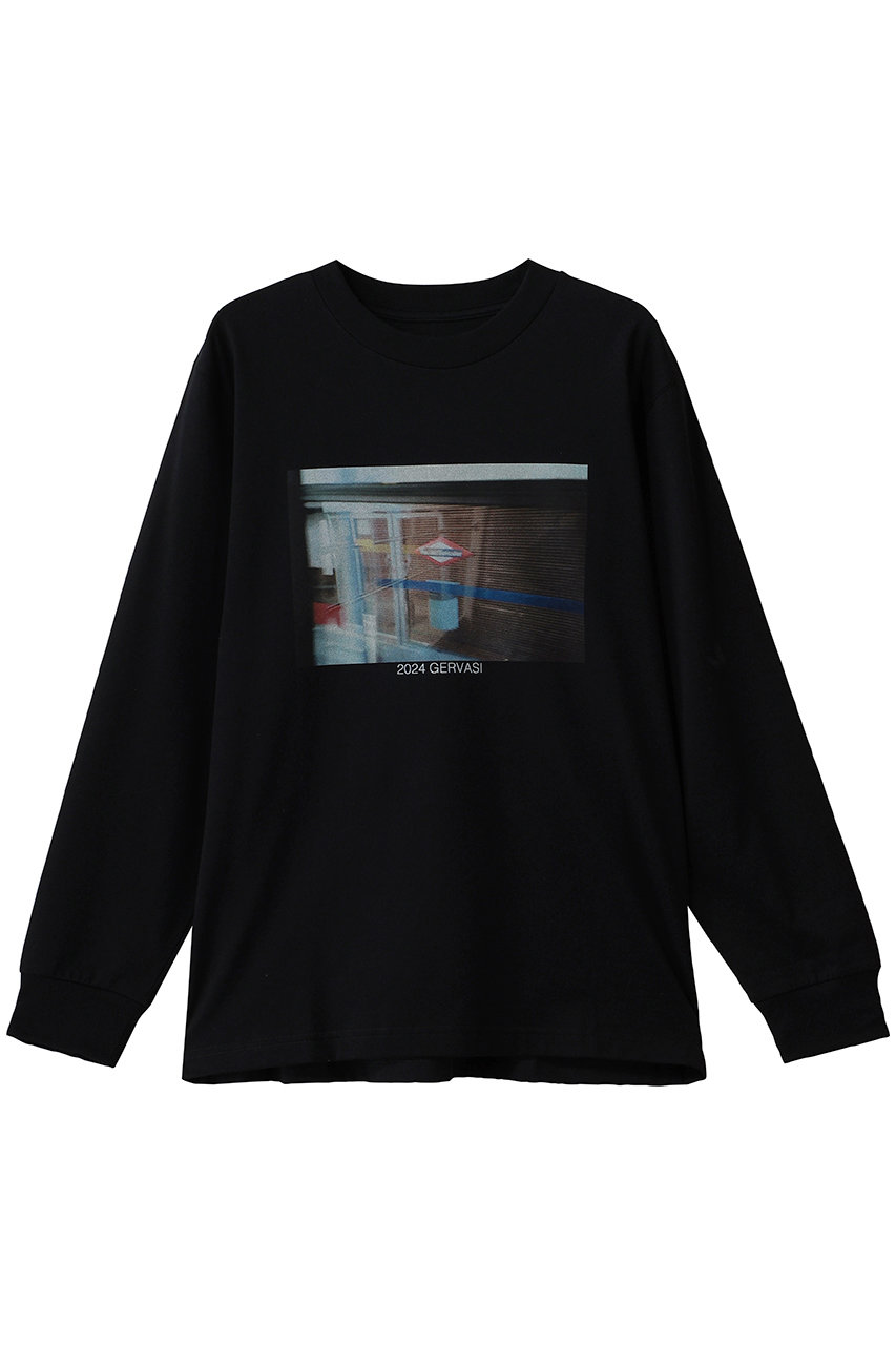 スリードッツ/three dotsの【UNISEX】グラフィック ロングスリーブTシャツ(B.GERVASI/KG2001YU)