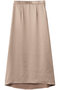 サテンスカート スリードッツ/three dots ヌードピンク