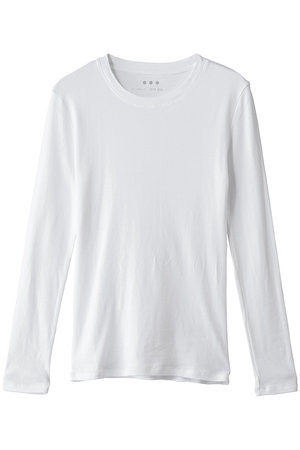 スリードッツ/three dotsのファンデーションコットン長袖Tシャツ(110100/110103)