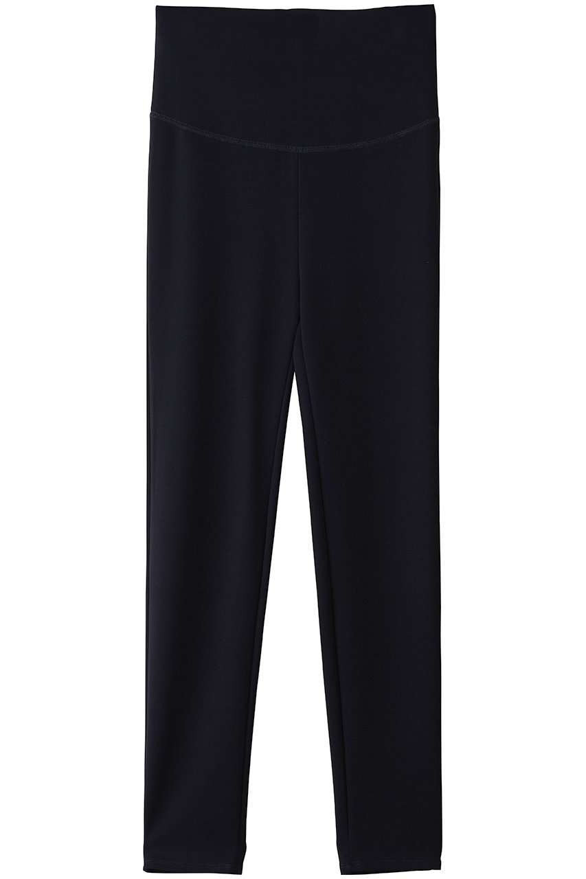 three dots マシュマロジャージー レギンスパンツ (ネイビー, M) スリードッツ ELLE SHOP