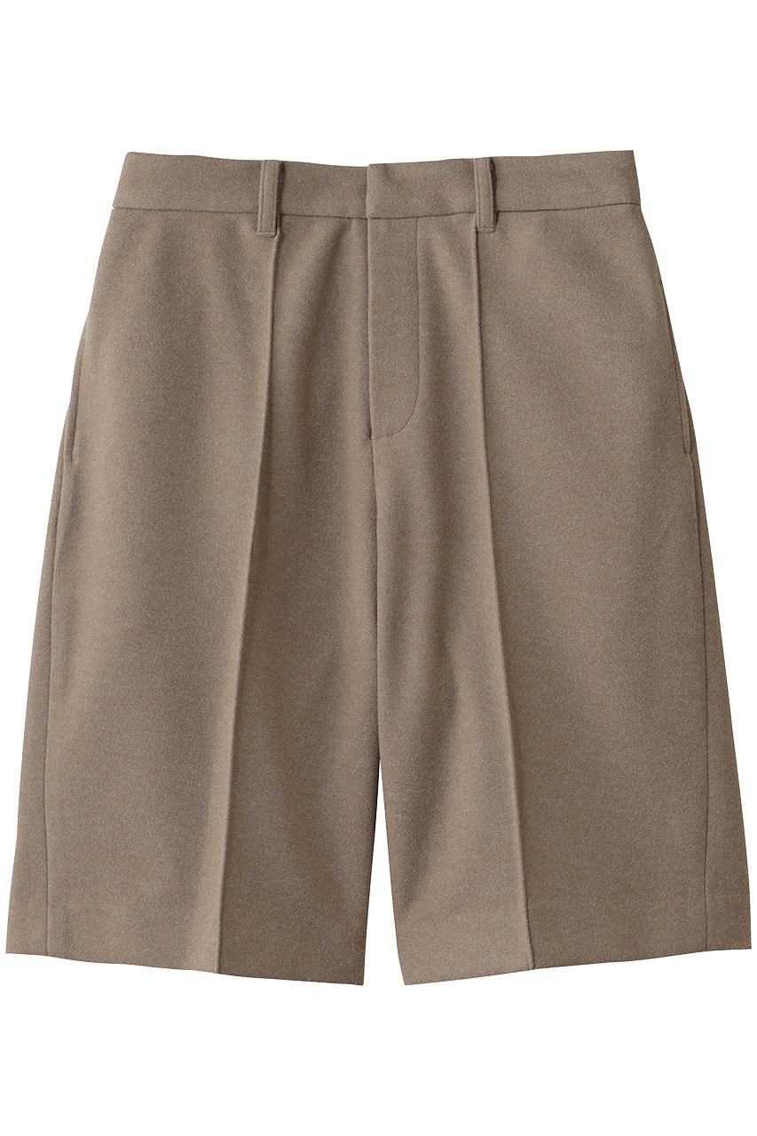 three dots ウーリージャージー ショートパンツ (フェードグレージュ, S) スリードッツ ELLE SHOP
