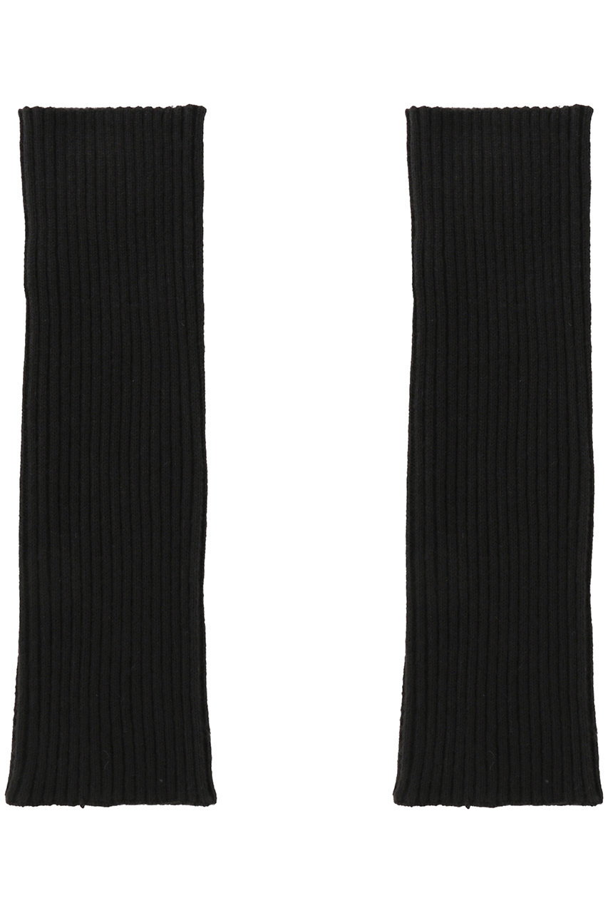 three dots レッグウォーマー (ブラック, F) スリードッツ ELLE SHOP