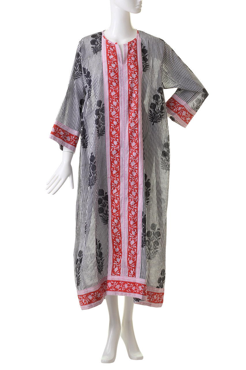 SZ Blockprints(エスゼット ブロックプリント)｜ABBA TUNIC POPPY THIN STRIPES チュニックワンピース ...