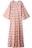 STEVIE DRESS MUGHAL ベルスリーブワンピース