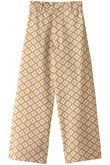 DISCO PANTS GEO IN HONEY ワイドパンツ