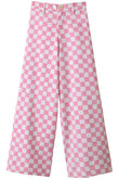 DISCO PANTS DOUBLE CHECK ワイドパンツ