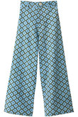 DISCO PANTS GEO IN CORNFLOWER BLUE ワイドパンツ