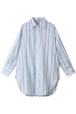 SEASIDE STRIPE コットンオーバーサイズボタンダウンシャツ
