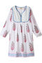 JAIPUR DRESS POPPY ミニワンピース エスゼット ブロックプリント/SZ Blockprints ピンク