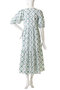 GAIA DRESS CHAKRI ティアードワンピース エスゼット ブロックプリント/SZ Blockprints