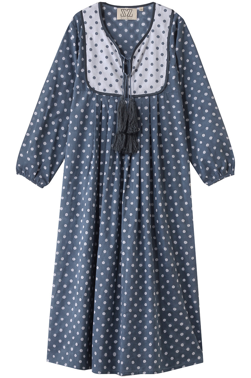 SZ Blockprints KITTY DRESS POLKA DOT ワンピース (ネイビー, M) エスゼット ブロックプリント ELLE SHOP SZ Blockprints KITTY DRESS POLKA DOT ワンピース (ネイビー, M) エスゼット ブロックプリント ELLE SHOP