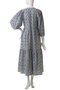 ORTI DRESS DITSY ティアードワンピース エスゼット ブロックプリント/SZ BLOCKPRINTS