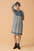 JAIPUR DRESS DITSY ミニワンピース