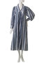 LEO DRESS SEASIDE STRIPE Vネックワンピース エスゼット ブロックプリント/SZ BLOCKPRINTS