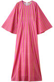 STEVIE DRESS THICK STRIPE フレアスリーブワンピース